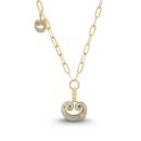 قلادتي الأكانتس بالألماس وعرق اللؤلؤ