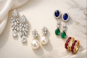 أقراط فاخرة وعصرية – أقراط لؤلؤ و ألماس وأجمل أقراط نسائية