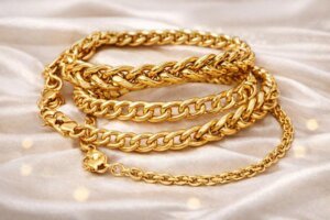 أساور ذهب جنزير