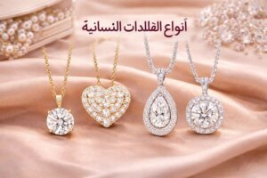 أنواع القلادات النسائية