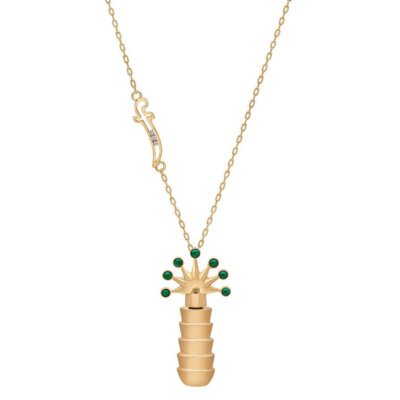 أفضل قلادة ذهب نسائية مستوحاة من اليوم الوطني السعودي