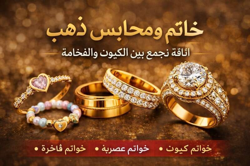 أفضل خواتم ومحابس ذهب – أناقة تجمع بين الكيوت والفخامة