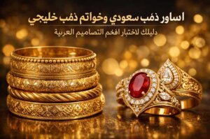 اساور ذهب سعودي وخواتم ذهب خليجي دليلك لاختيار أفخم التصاميم العربية