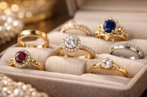 خواتم نسائية أحجار كريمة – أناقة راقية بتصاميم فاخرة ومميزة